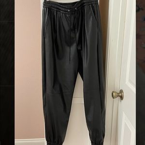 COPY - Zara leather joggers